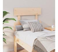 Qnhdfrt Testiera letto 93,5 x 3 x 81 cm legno massello di pino non trattato, design moderno, comodo schienale per camera da letto, studio, camera degli ospiti