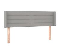 Qnhdfrt Testiera Letto ad Orecchio Grigio Chiaro in Tessuto 147cm | Pannello posteriore imbottito con altezza regolabile per camera da letto, offre supporto ottimale e stabilità.