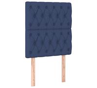 Qnhdfrt Testiera Letto in Tessuto Blu 80x7x118/128 cm per Camera da Letto | Supporto per la schiena confortevole e altezza regolabile per ottimizzare il riposo nella tua camera da letto.