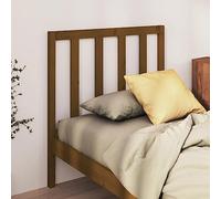 Qnhdfrt Testiera letto marrone miele 96 x 4 x 100 cm in pino massello Design moderno robusto complemento per telaio del letto senza testiera in camera da letto