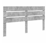 Qnhdfrt Testiera Letto Matrimoniale 163x100 cm in Legno Grigio Cemento | Pannello testata moderno per camera da letto, ideale per rinnovare il design con uno stile minimalista.