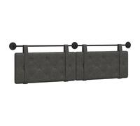 Qnhdfrt Testiera Letto Sospesa a Muro Imbottita PU, Set da 2, 170x55 cm