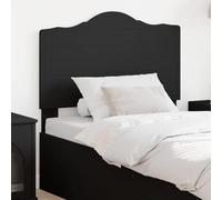 Qnhdfrt Testiera nera effetto rovere, 83 x 3 x 100 cm, moderno materiale in legno, stabile, facile da montare, compatibile con molti telai da letto per camera da letto, camera degli ospiti, camera dei