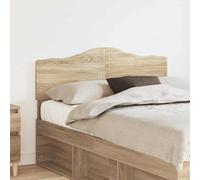 Qnhdfrt Testiera Sonoma Rovere 138 x 3 x 100 cm Materiale Legno Headboard Pronto Schiena Facile Montaggio