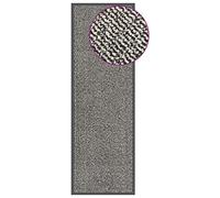 Qnhdfrt Zerbino marrone chiaro 60 x 180 cm con retro in gomma antiscivolo, robusto polipropilene per ingresso, interni ed esterni coperti, design moderno per corridoio, casa