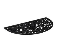 Qnhdfrt Zerbino Mezzo Rotondo 45x75 cm in Gomma Antiscivolo per Ingresso