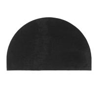 Qnhdfrt Zerbino Mezzo Rotondo 50x80 cm in Fibra di Cocco Nero