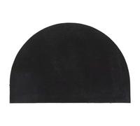 Qnhdfrt Zerbino Mezzo Rotondo 60x90 cm Nero in Fibra di Cocco