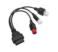 QNHEAY Adattatore diagnostico OBD2 3 in 1 adatto per moto Yamaha Honda KTM | Il design multi connettore supporta varie interfacce per motociclette e fornisce comode soluzioni di connessione diagnostica