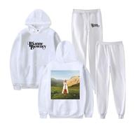 QNMGUN Rianne Downey The Consequence of Love con Cappuccio, Classico Pullover con Cappuccio per Uomo E Donna Comodo Stile Street,Bianca,XXL