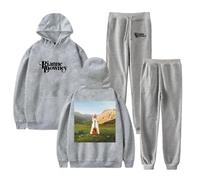 QNMGUN Rianne Downey The Consequence of Love con Cappuccio, Classico Pullover con Cappuccio per Uomo E Donna Comodo Stile Street,Grigio,L