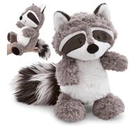 QNUOXEP Procione Plushies Toy,28cm Peluche di Procione Carino,Animali di Peluche,Bambole Di Peluche Procione Regalo Per Bambini