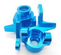 QOAKSDY Accessori Auto RC per HIMOTO per E10MTL per E10MT per E10BP 1/10 RC Parti di Automobili Lega Alluminio Sterzo Hub Carrier Blocco Nocche(Blue)