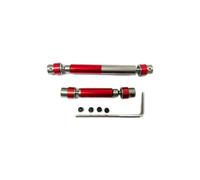 QOAKSDY Accessori Auto RC per HOBBYPLUS CR-18P per Rock per TRX4 per Redcat 4WD 1/18 RC Crawler Ricambi Auto 2 Pezzi Set Albero Motore Centrale Metallo(Red)