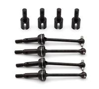 QOAKSDY Accessori Auto RC per LC per Racing per PTG-2 1/10 RC Auto Parti di Aggiornamento 8 Pezzi Cambio Acciaio Giunto Tazza Diff Albero Motore Set CVD