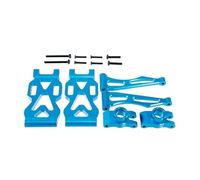 QOAKSDY Accessori Auto RC per SCY 1/16 Accessori per L'aggiornamento delle Auto Telecomandate High per Speed Kit di Bracci Oscillanti Posteriori Metallo per su E Giù (L/R)(Blue)