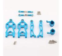 QOAKSDY Accessori Auto RC per SCY SG116 Max PRO 1/16 RC Crawler Car Truck Aggiornamento Parti Accessori Lega di Alluminio per Kit per Buggy(Blue,4pcs)