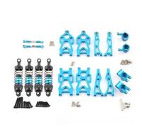 QOAKSDY Accessori Auto RC per SCY SG116 Max PRO 1/16 RC Crawler Car Truck Aggiornamento Parti Accessori Lega di Alluminio per Kit per Buggy(Blue,8pcs)