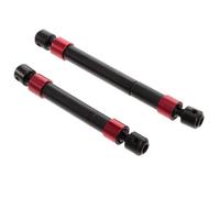 QOAKSDY Accessori Auto RC per Traxxas per TRX-4 Rc per Rock Crawler per Monster Truck Parti di Auto 2 Pezzi Albero Trasmissione Cvd con ASSE Metallo Anteriore E Posteriore