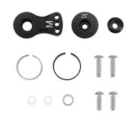 QOAKSDY Accessori Auto RC per TRX-4 per Axial per SCX10 1/10 RC Car Helicopter Model Boat Upgrade Parts Metal 25T Servo Regolabile Salva Braccio Corno