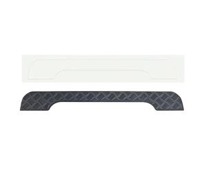 QOAKSDY Accessori Auto RC per TRX4M per Defender 1/18 RC Crawler Car Parti Paramotore Metallo Gonna Laterale Griglia di Aspirazione Trim Porta Coda Piastra AntiGraffio(Tail Door Plate)
