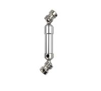 QOAKSDY Accessori Auto RC per WLtoys 12428 12423 1/12 RC Short Course per Desert per Buggy Car Upgrade Parts 1 Pz CVD Albero di Trasmissione Posteriore Metallo 80 Mm(Silver)