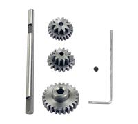 QOAKSDY Accessori Auto RC per WPL D12 1/10 RC Auto Parti di Aggiornamento Accessori Ingranaggio Trasmissione Metallo con Ingranaggi Acciaio Cambio ASSE D