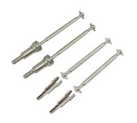 QOAKSDY Albero Motore CVD per Hosim per Xinlehong Q901 Q902 Q903 9130 9136 9137 1/16 rc Car Accessorio Albero di Trasmissione Anteriore E Posteriore in Metallo