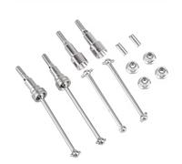 QOAKSDY Albero Motore CVD per MJX H16 16207 16208 16209 16210 1/16 rc Car Upgrades Parts Accessories Metal Front And Rear Drive Shaft CVD