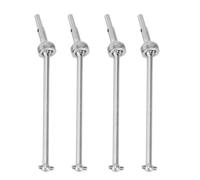 QOAKSDY Albero Motore CVD per Wltoys 104001 104001-1927 1/10 rc Car Ricambi Accessori 4 Pezzi Metallo per Albero di Trasmissione Universale CVD