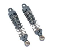 QOAKSDY Ammortizzatore RC per LOSI per Mini-T 2.0 2WD per Stadio 1/18 Camion RC Auto Aggiornamenti Parti Ammortizzatori Posteriori Metallo Ammortizzatore(Gray)