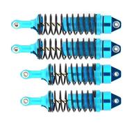 QOAKSDY Ammortizzatore RC per Traxxas per Slash 4X4 4WD per Stampede per Rustler per VXL 1/10 RC Parti di Automobili Anteriore Posteriore Ammortizzatore Metallo(Blue)