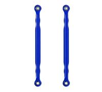 QOAKSDY Asta Sterzo RC per Traxxas per X-Maxx 77076-4 77086-4 Parti per Auto RC 1/5 CNC in Lega di Alluminio Servo Anteriore Sterzo Tiranti Toe Links(Blue)