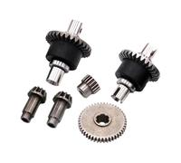 QOAKSDY Auto RC Accessori per 16101 16102 1:16 RC Auto Differenziale Metallo Aggiornamento Pignoni, Ingranaggio Principale, del Motore E Accessorio Parte Set di Viti