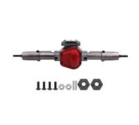 QOAKSDY Auto RC Accessori per Axial per SCX10 1/10 RC Crawler Auto Parti di Aggiornamento ASSE CNC Metallo Anteriore Posteriore con Adattatore Servo Armfor(Rear)