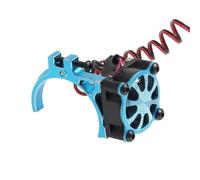 QOAKSDY Auto RC Accessori per Axial per SCX10 per Traxxas per TRX4 1/8 1/10 RC Auto 540 550 3650 3660 Ventola di Raffreddamento del Dissipatore Calore Motore con Sensore Termico(Blue)