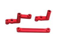 QOAKSDY Auto RC Accessori per Haiboxing per HBX 16889 16889A 16890 SG1601 SG1602 1/16 RC Auto Parti di Aggiornamento Accessori Sterzo Metallo Bellcrank Set(Red)