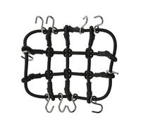 QOAKSDY Auto RC Accessori per Suzuki per Jimny 1/16 RC Crawler Parti di Aggiornamento per Auto Accessori Rete Portabagagli Elastica per(Black)