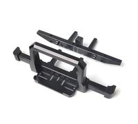 QOAKSDY Auto RC Accessori per TRX-4 per Defender 1/10 RC Crawler Aggiornamento Bull Bar Alluminio Paraurti Anteriore Posteriore con Supporto per Gancio di Traino per Verricello