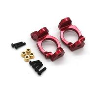 QOAKSDY Auto RC Accessori per ZD per Racing per DBX-10 10427S 9106S 1:10 RC Remote Control Car per Veicoli Fuoristrada nel Deserto Accessori Metallo C per Sedile(Red)