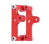 QOAKSDY Parti RC per JJRC C8801 AX-8560 per Traxxas per TRX4M per Defender 1/18 Servo Mount Bracket Metallo rc Car Aggiornamenti Parti Modifica(Red)