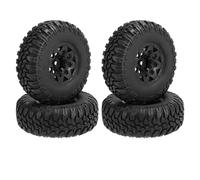 QOAKSDY Pneumatici RC per Traxxas per TRX4 D90 per Axial per SCX10 II III per Redcat 1/10 RC Crawler Auto 4PCS 105 Millimetri 1.9 Beadlock Wheel Rim Set di Pneumatici