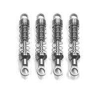 QOAKSDY RC Ammortizzatori per MN per MN78 per MN168 1/12 RC Car Parts Accessories Metallo Non Idraulico Esterno per Set Ammortizzatore A Molla(Gray)