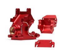 QOAKSDY RC Scatola Cambio per ARRMA per Kraton per Outcast per Typhon per Infraction per Notorious 1/8 RC Auto Differenziale Alluminio Scatola del Cambio(Red)