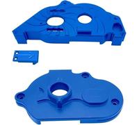 QOAKSDY RC Scatola Cambio per Arrma per Senton per Typhon per Granite 4X4 550 1/10 RC Truck Sostituisci Il Set di Coperture per Ingranaggi Montaggio del Motore Lega Alluminio(Blue)