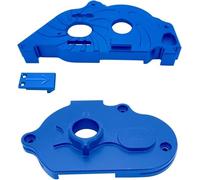 QOAKSDY RC Scatola Cambio per Arrma per Senton per Typhon per Granite 4X4 550 Supporto Motore Alluminio Set di Copertura Ingranaggi per Camion RC 1/10 Parti Ricambio(Blue)