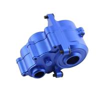 QOAKSDY RC Scatola Cambio per Traxxas per E-Revo per VXL 2.0 1/10 RC Model Car Trasmissione Scatola Ingranaggi Metallo Copertura Alloggiamento Differenziale(Blue)