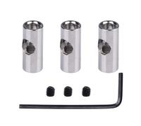 QOAKSDY RC Teile 3 Pezzi ASSE Motore da 3,17 Mm A 5 Mm Manicotto Adattatore per Albero per Modello RC Auto Barca Aereo 3650 550 540 Motore