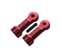 QOAKSDY RC Teile Compatibile con ARRMA per KRATON 4S per BLX per Brushless per Monster Truck 1/10 RC Auto Centro in Metallo Brace Anteriore Posteriore Palla Tazza ARA320528(Red)