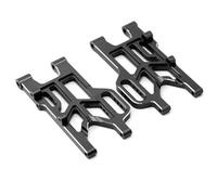 QOAKSDY RC Teile Compatibile con Arrma per Mojave 4S 4X4 per BLX 1/8 RC Parti di Aggiornamento per Auto Braccio di Sospensione Posteriore in Metallo per Braccio Oscillante(Black)